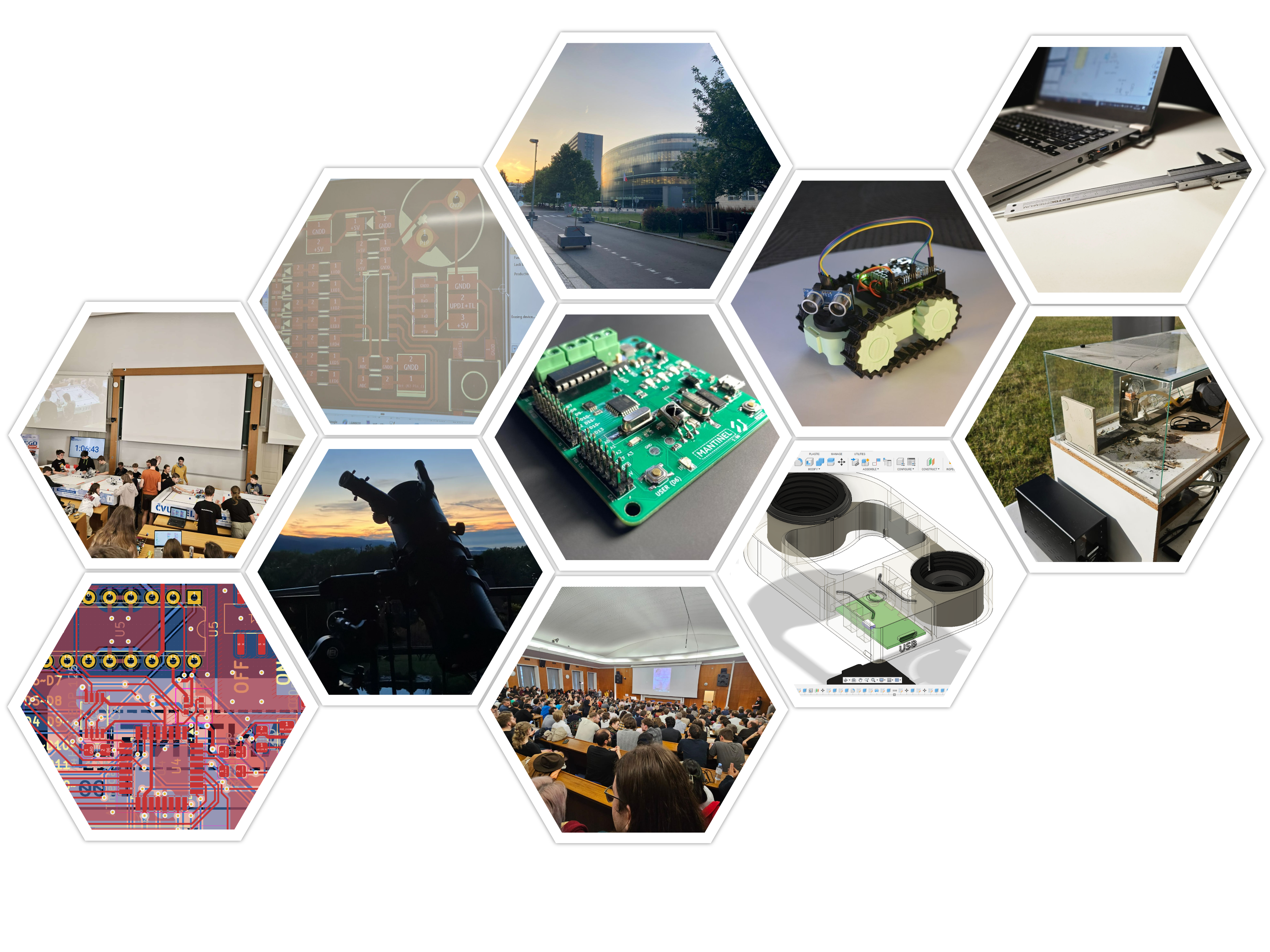 zbesile usporadane fotografie